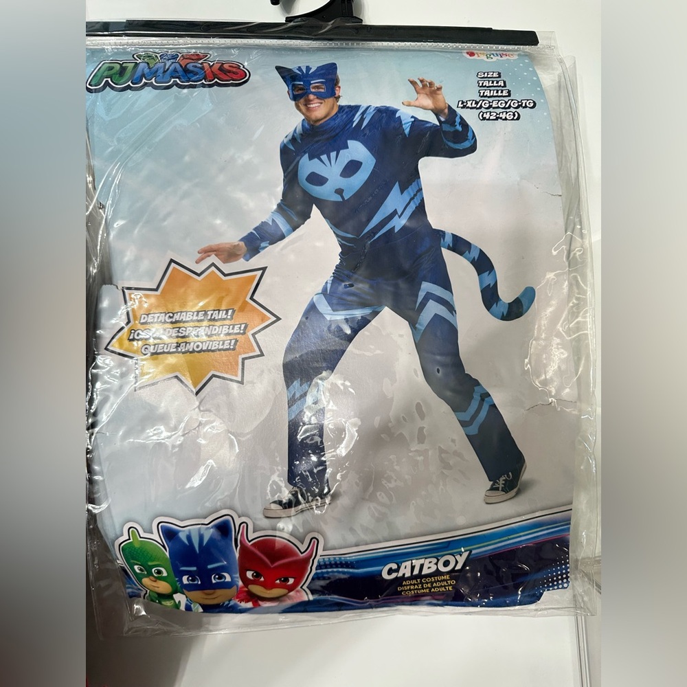 Adult male Halloween pj masks catboy costume